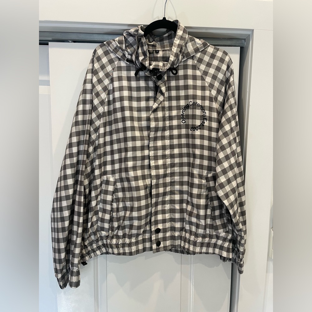 Opening Ceremony Checkered Windbreaker Size Large